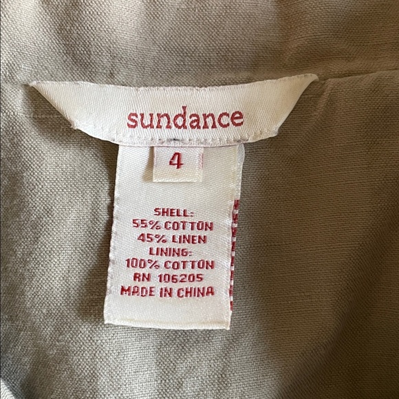 Sundance Green Linen Women's Blazer - Picture 11 of 13